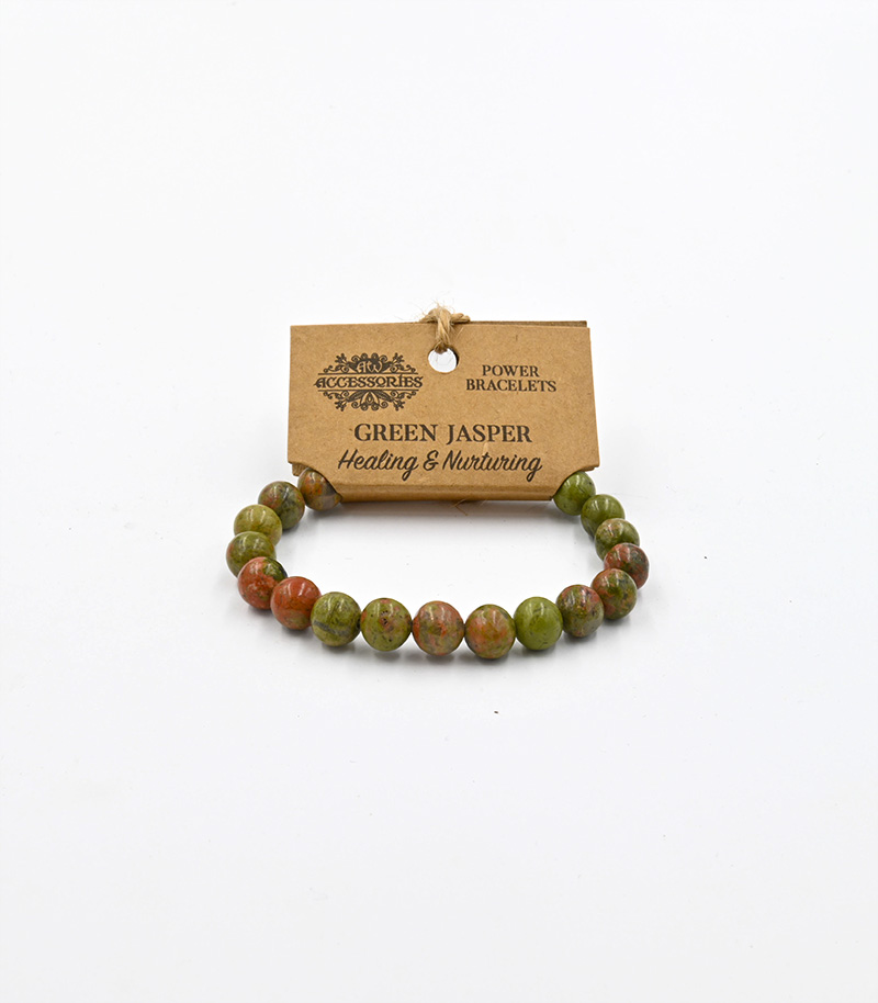 Green Jasper Power Bracelet